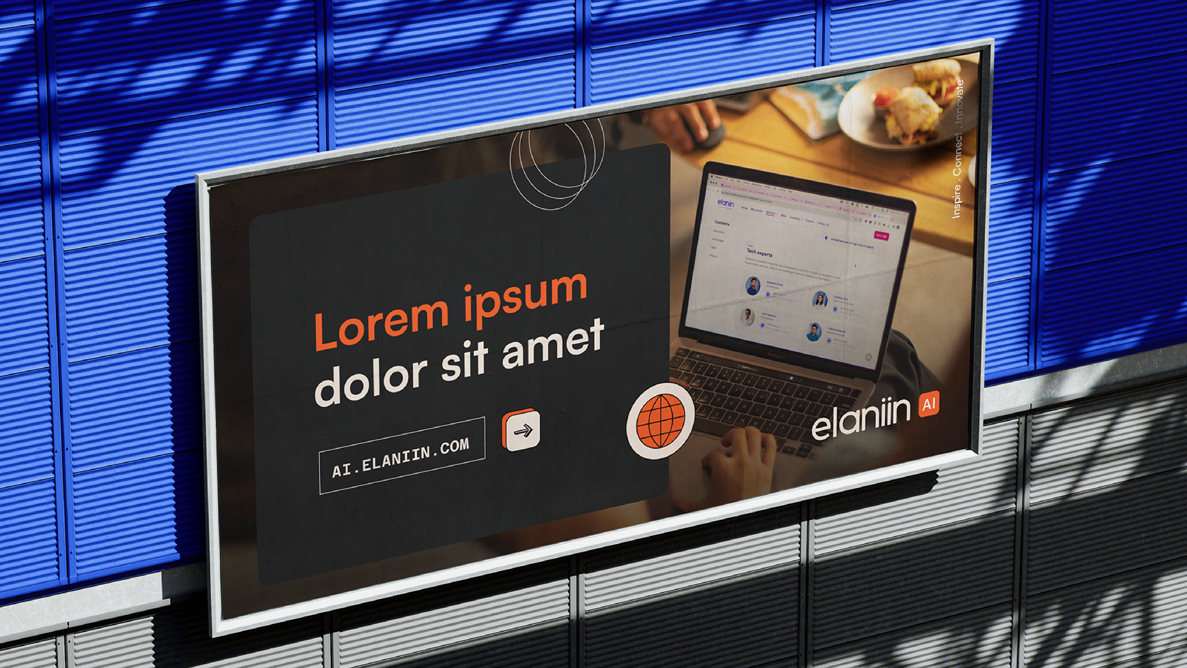 Elaniin AI OOH campaign